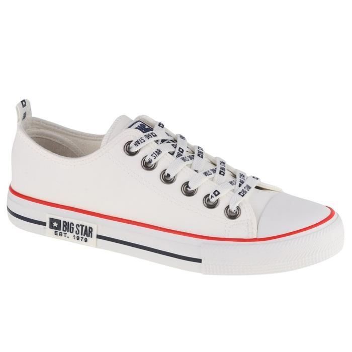 Baskets - BIG STAR - KK274095 - Blanc - Femme - Synthétique - Lacets Baskets - BIG STAR - KK274095 - Blanc - Femme - Synthétique - Lacets