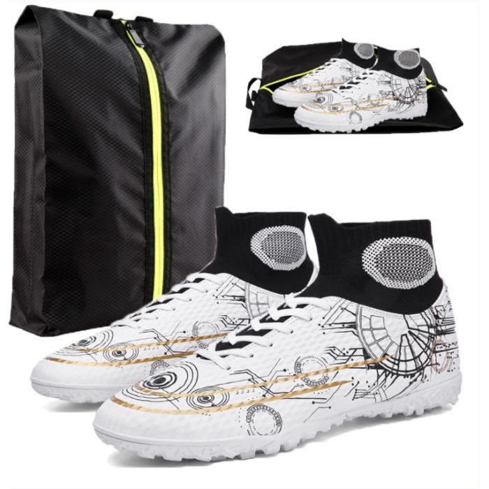 Chaussures de Football Homme Enfant Antidérapant Spike Plein Air