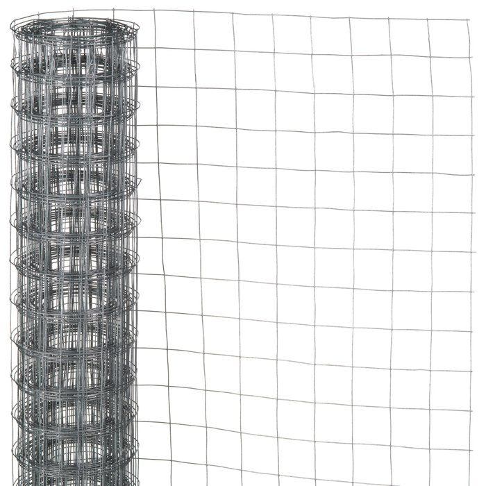 Grillage carré - NATURE - 1 x 3 m - Ep. 19 mm - Gris