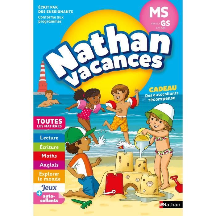 NATHAN VACANCES MATERNELLECahier de Vacances 2018 de la Moyenne Section vers la Grande Section - maternelle