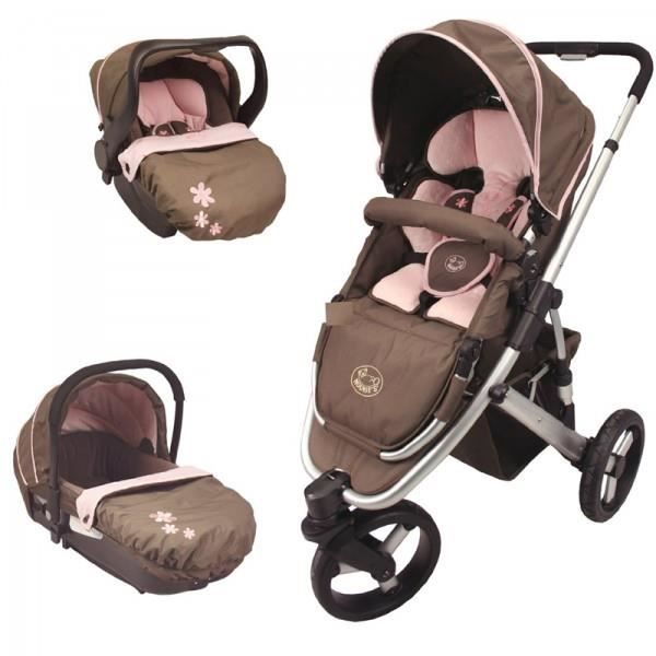 poussette oakland 3 roues noukies