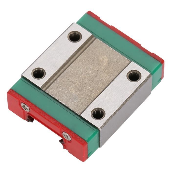 200mm LML9H Rail Miniature Linéaire Rail De Guidage Largeur 9mm Bloc Coulissant Petite Taille L Ger 4 Design Pointu Avec Retenue Billes Quipement Automati