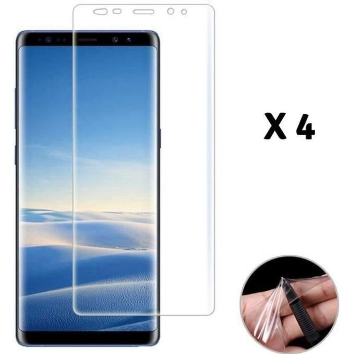 LϟK 3 Pièces Protection Écran pour Samsung Galaxy Note 8 sans Bulles Film Protection Support Accessoires Avancés Haute Définition TPU Protecteur 