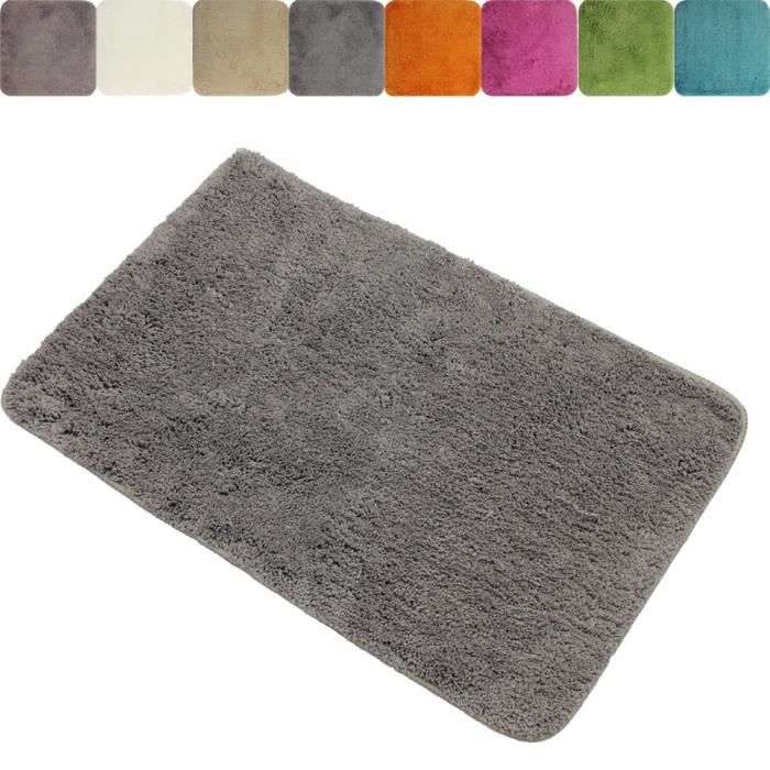 Tapis De Salle De Bain Xxl Anti Glissant 70 X 120 Cm De Proheim
