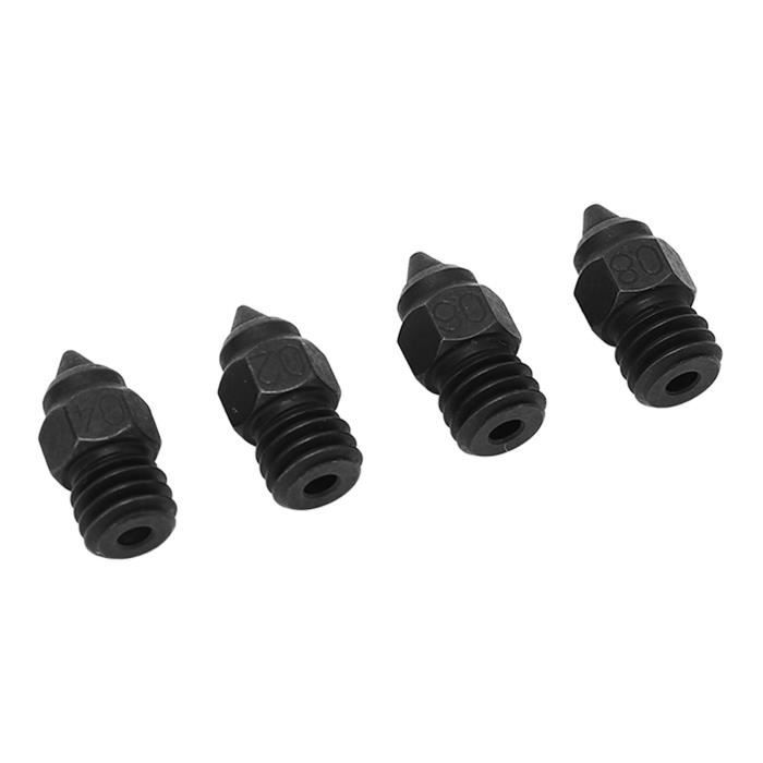 Kit de buses en acier trempé - QQMORA - 10 pièces - Compatible FDM ...