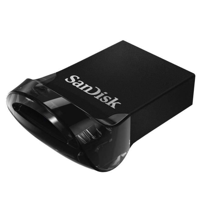 Clé USB 3.1 SanDisk Ultra Fit allant jusqu'à 130Mo/
