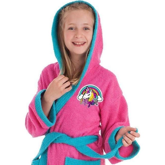 peignoir licorne fille 12 ans