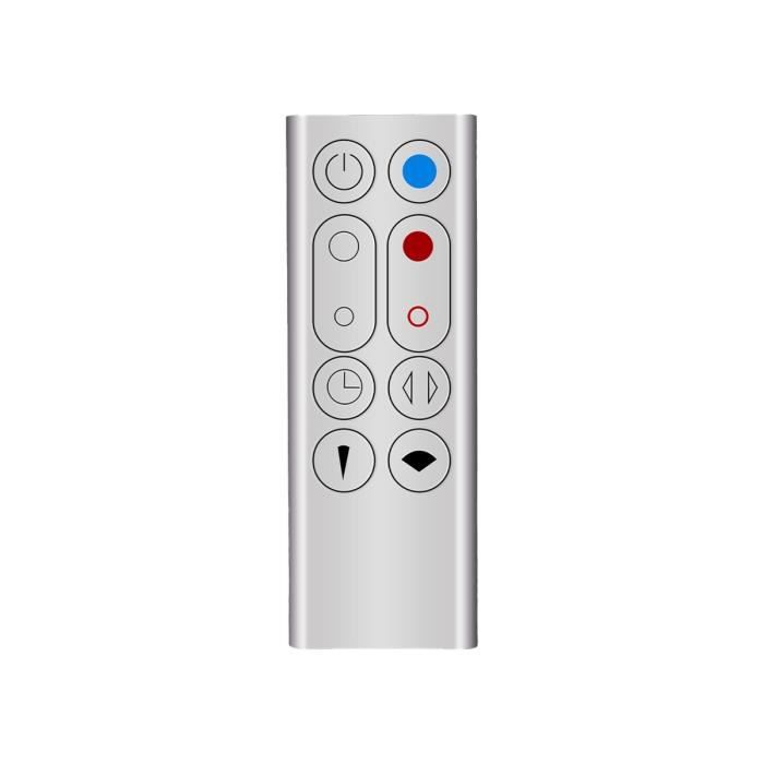 TéLéCommande de Rechange AdaptéE pour Dyson AM09 HP00 HP01 Purificateur DAir Sans Feuilles Ventilateur TéLéCommande Argent