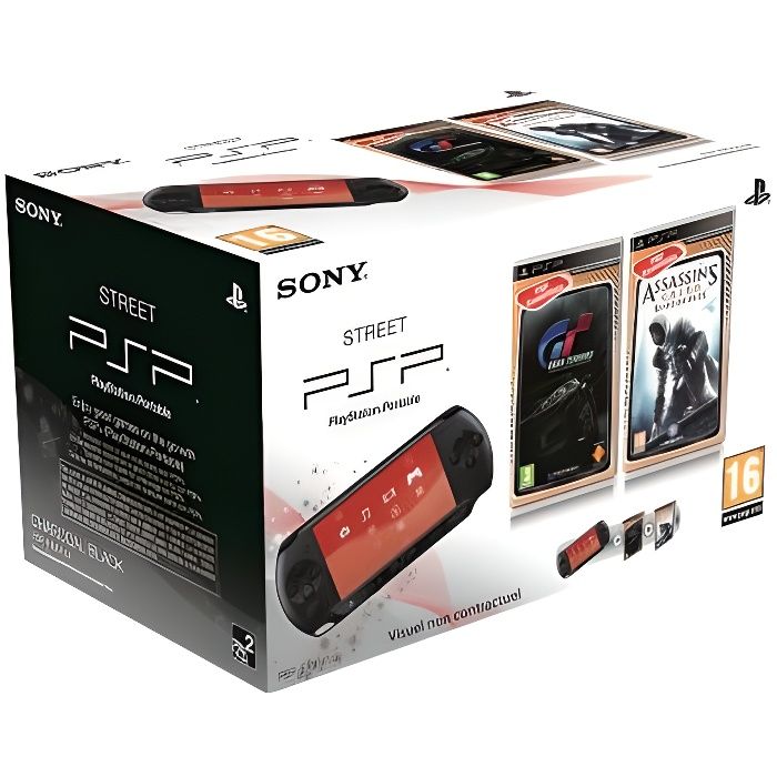 Console Psp Street Noire + Gran Turismo + Assassin's Creed Bloodlines