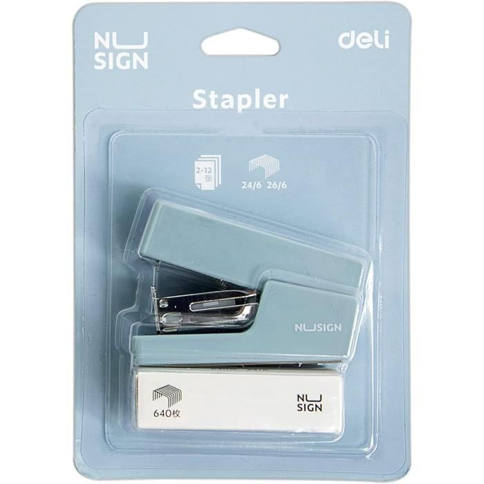 Agrafeuse Maped Ergo Half Strip - Avec 400 Agrafes 26/6 - Confortable Et Pratique