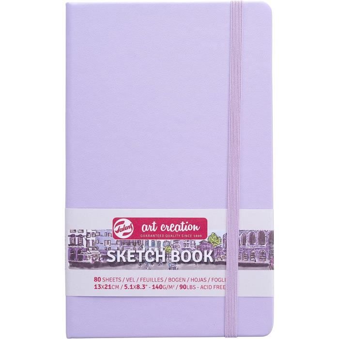 Carnet De Croquis Talens Art Creation - 80 Feuilles 13x21cm Blanc, Ideal Dessin Et Esquisses