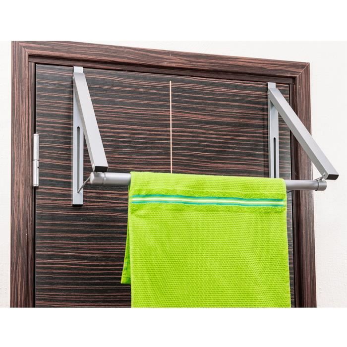 Tatkraft Bridge Tringle Pliable De Porte Cintre Porte Serviette