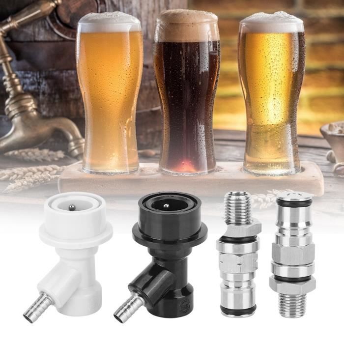 Set Connettori Ball Lock Per Homebrew - Acciaio Inox Per Birra Fatta In Casa - Foto 3