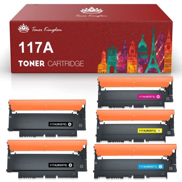 TONER KINGDOM Cartouche 117A de Compatible pour HP Color Laser MFP ...