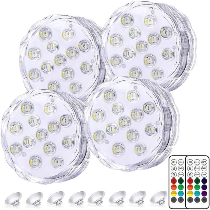 Spot Submersible LED Blanc Chaud Pour Bassin - IP68, 3W