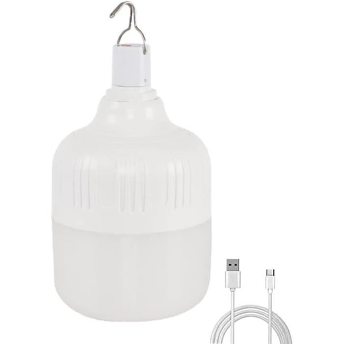 Lampe De Camping LED Portable Rechargeable 1000 Lumens – Suspendue Avec Crochet, 4 Modes + Gradation Continue 1300-6500K, IPX4 Étanchéité, Idéale Tente, Pêche, Urgence & Coupure Courant