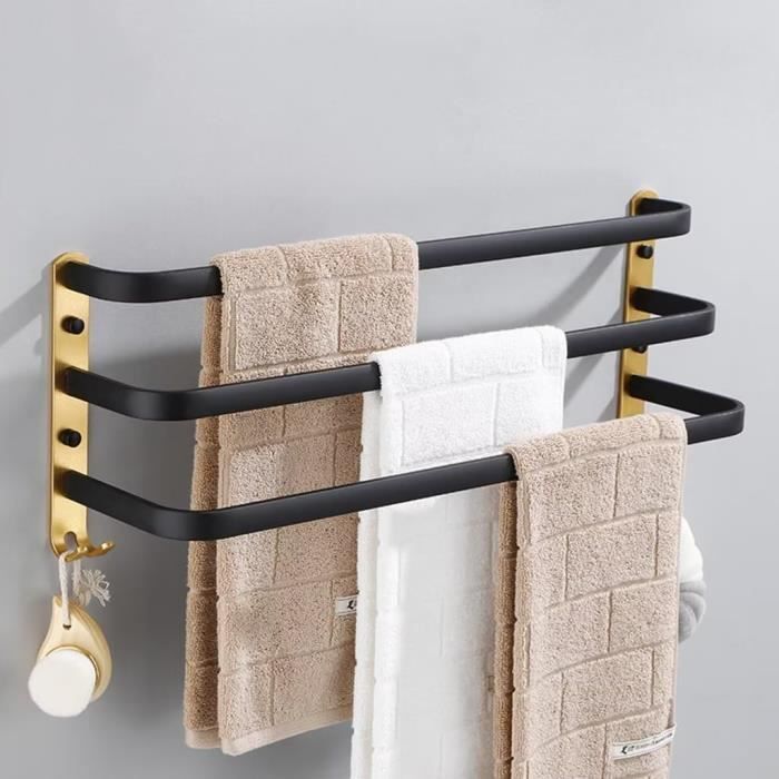 Porte-Serviettes, Étagère Murale Pour Salle De Bains, Étagère Suspendue