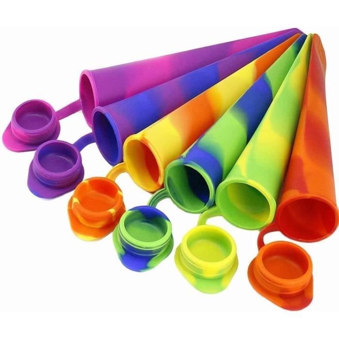 150 Sachets Popsicle + Entonnoir - DIY Glaces Maison - Yaourt, Jus - Alimentaire Safe - Rose