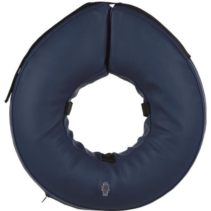 TRIXIE Collier de protection gonflable - S-M - Bleu - Pour chien