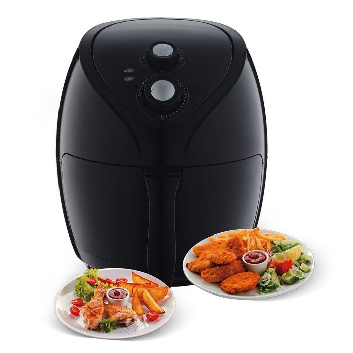 Friteuse à air chaud - AirFryer (sans odeur) - 2.6L - 1400W - Marque Triomph ETF1800 - Triomph