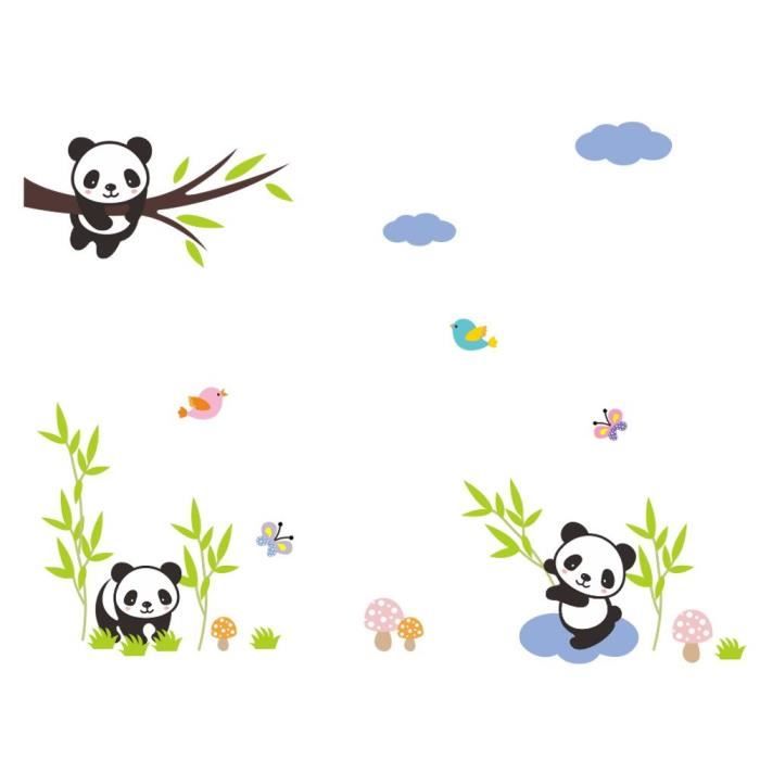 Stickers Muraux Panda Cartoon Decoration Salon Chambre Amovible Autocollante Murale Diy Art Mural Bebe Enfants Wall Sticker M171 Cdiscount Maison Stickers Muraux Panda Cartoon Decoration Salon Chambre Amovible Autocollante Murale Diy Art Mural Bebe Enfants Wall Sticker M171 Cdiscount Maison