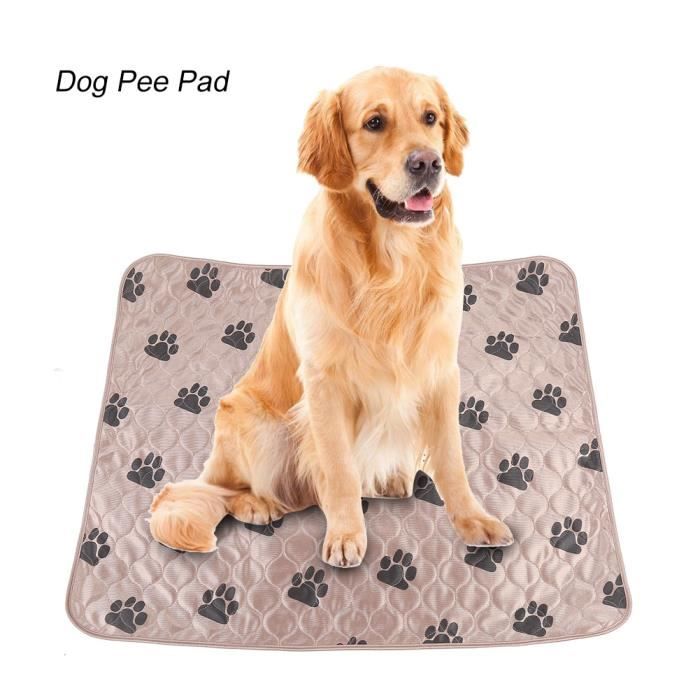 Comparer les prix de Vvikizy Tapis Réutilisable Etanche pour Chien Chat, Absorption 8 Tasses, Motif Pattes, Lavable Machine