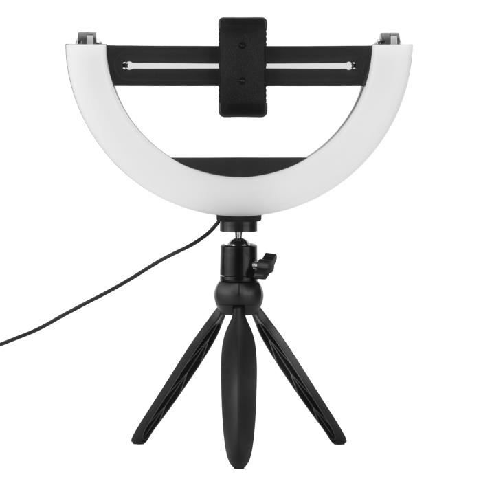 Trépied Téléphone Avec Anneau Lumineux LED - Support Réglable Pour YouTube, TikTok, Live - Lumière 10 Niveaux + 3 Températures - 11