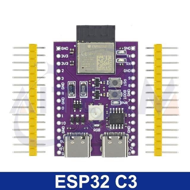 Circuits intégrés,ESP32-C3 Dual USB--ESP32- ESP32 S3-ESP32 C3 touristes ...