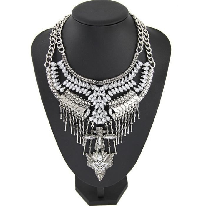 Collier Cercle en Argent, Collier Ras de Cou en Argent
