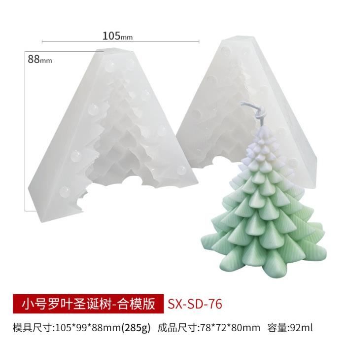 Moule En Silicone Boule De Noël Pour Bougies, Savons, Résine - DIY Décorations Faites Maison - Souple Et Facile à Démouler - 9