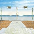 3 x 6m support de mariage en métal - arche rectangulaire - cadre Floral - support de fond décoration, ARCEAU-1