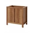 Ensemble meubles de salle de bain complet - Bois - 80 cm - Classic Oak - AC-DÉCO - Classique - Intemporel-1