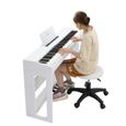 Piano numérique Piano électrique - 88 touches dynamique , USB - Set avec casque - Blanc-1