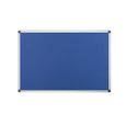 Bi-Office Tableau d`Affichage en Feutre Bleu Maya, Cadre en Aluminium, 120x90 cm - FA0543170-1