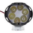 Éclairage Moto - Pcs Feux Additionnels Led Etanche Universel Phare Conduite Antibrouillard Lampe Projecteur-1