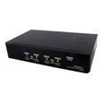 StarTech.com Switch KVM DisplayPort à 4 ports - Hub USB et partage audio - 2560 x 1600 (SV431DPUA)-1
