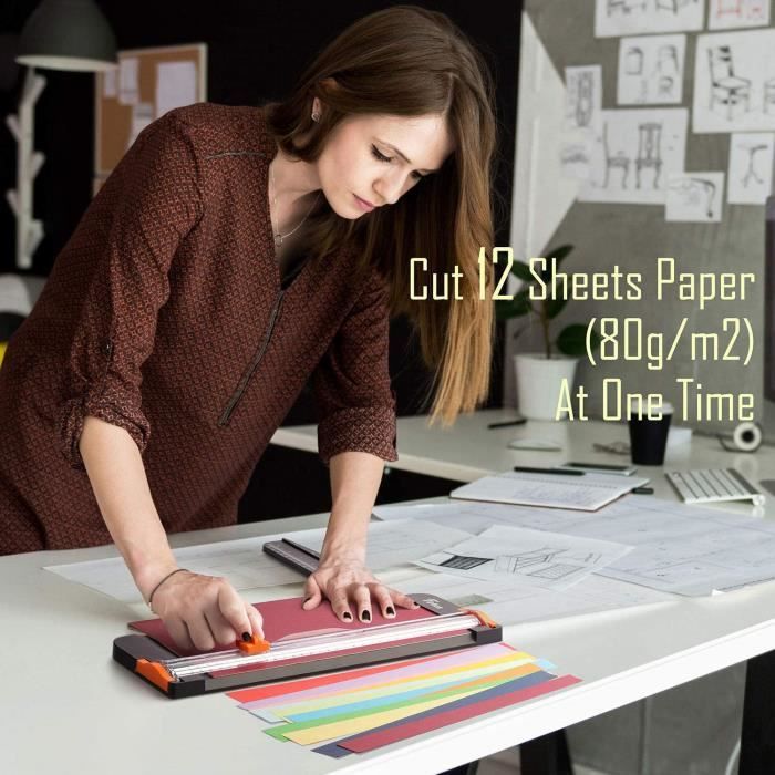 Machine de découpe de papier portable a4 coupe-papier multifonctionnel  coupe-papier manuel pour divers papiers - Cdiscount Beaux-Arts et Loisirs  créatifs