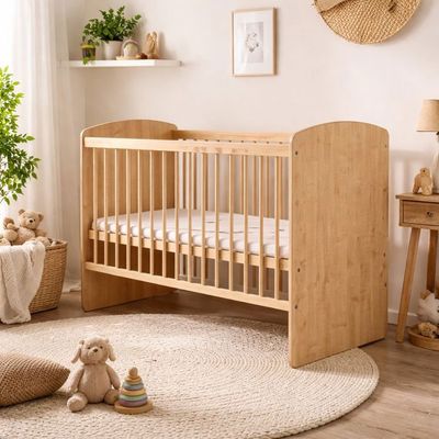 Lit Enfant AIYAPLAY 140x70 Cm – Protection Anti-chute, Bois Pin Et MDF – Rose, Pour 3-8 Ans - 7