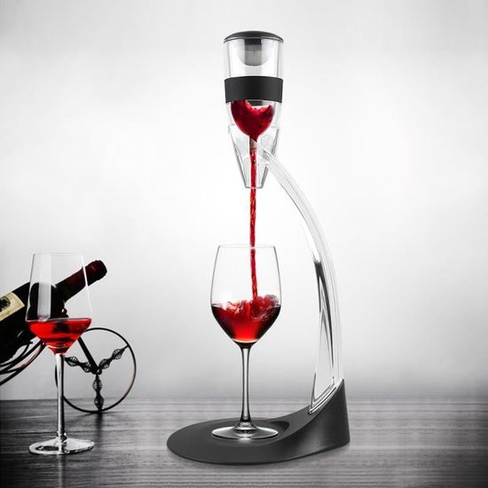 QIFAshma®Aérateur à vin Magic Decanter Deluxe avec support
