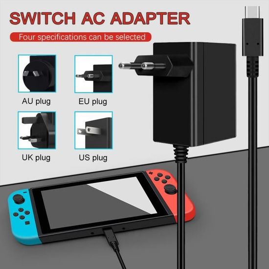 Chargeur Nintendo Switch (prise américaine) - R.A.S. Chinoise De Hong Kong,  Produits Utilisés - Plate-forme de vente en gros
