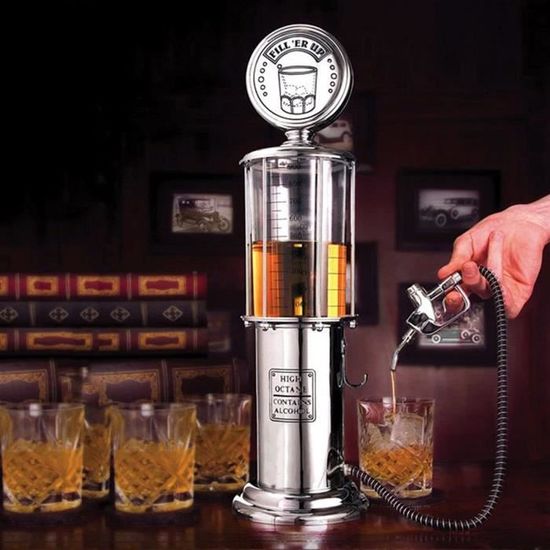 Distributeur de boissons - RELAXDAYS - pompe à essence nostalgie - 900 ml -  pour boissons avec ou sans alcool - Cdiscount Electroménager