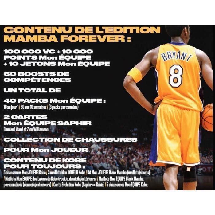 NBA 2K21 Edition Mamba Forever Jeu PS4 Version PS5 Standard