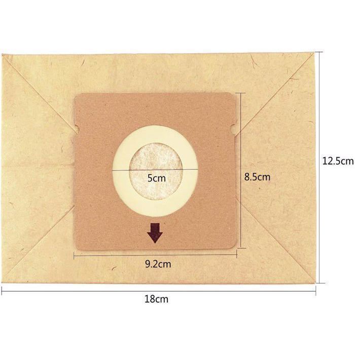 15 Sacchi Di Ricambio Compatibili Con Aspirapolvere Rowenta ZR003901 Compacteo Accessimo City Space Space Sacchetti Sostitutivi Ro1717 Ro1733 Ro1751 97507425