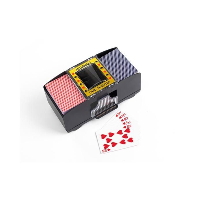 Mélangeur de cartes automatique - pour 1 à 2 jeux - machine à mélanger les cartes