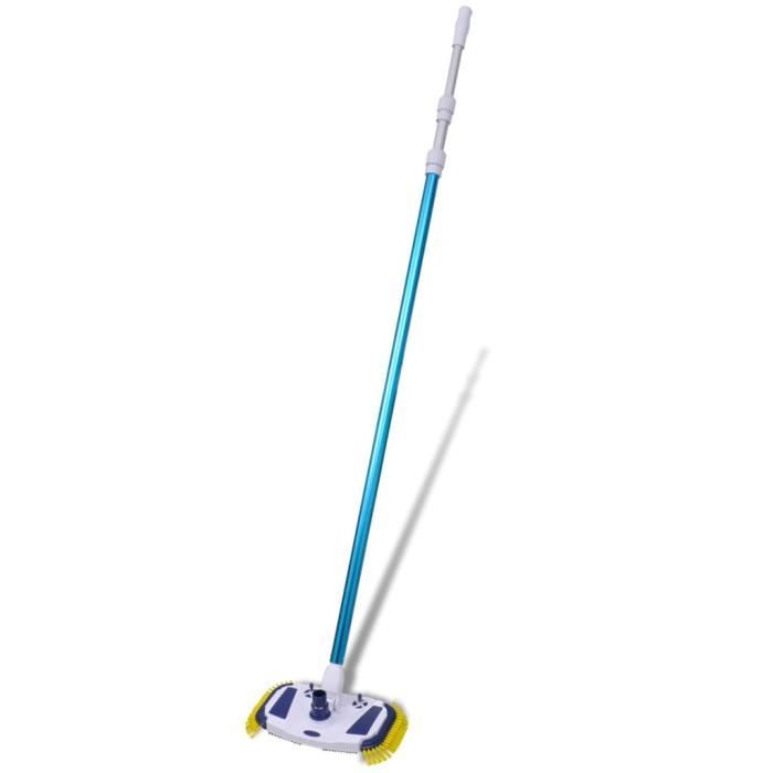Akozon Tête Aspirateur Piscine 14 Pouces - Kit Remplacement Brosse PVC - Nettoyage Étang Et Piscine