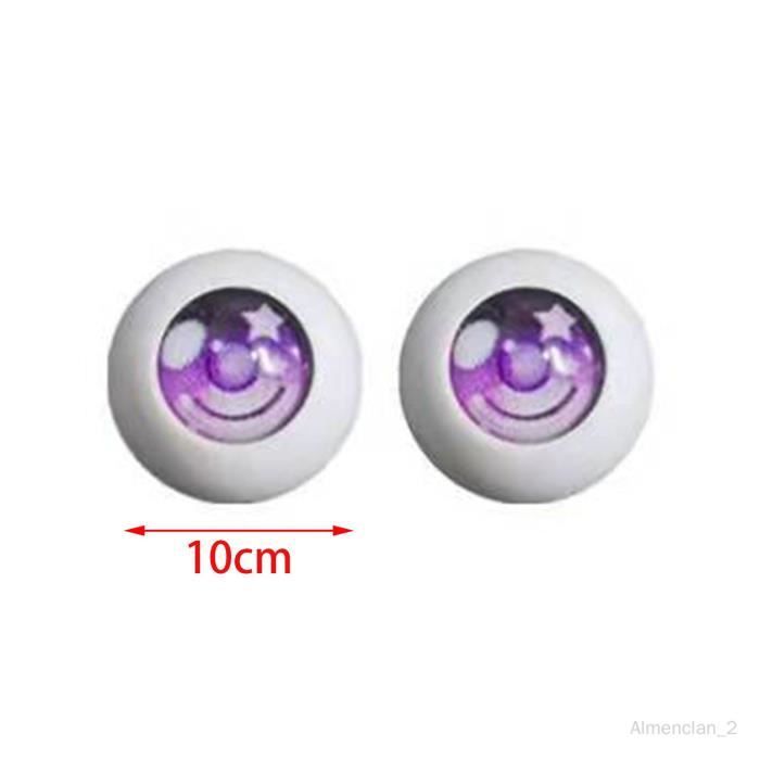 10 pièces poupée ronde yeux Crochet jouet Arts réutilisables écarquillés  pour feutrer animaux marionnette poupée faisant 10mm - Cdiscount