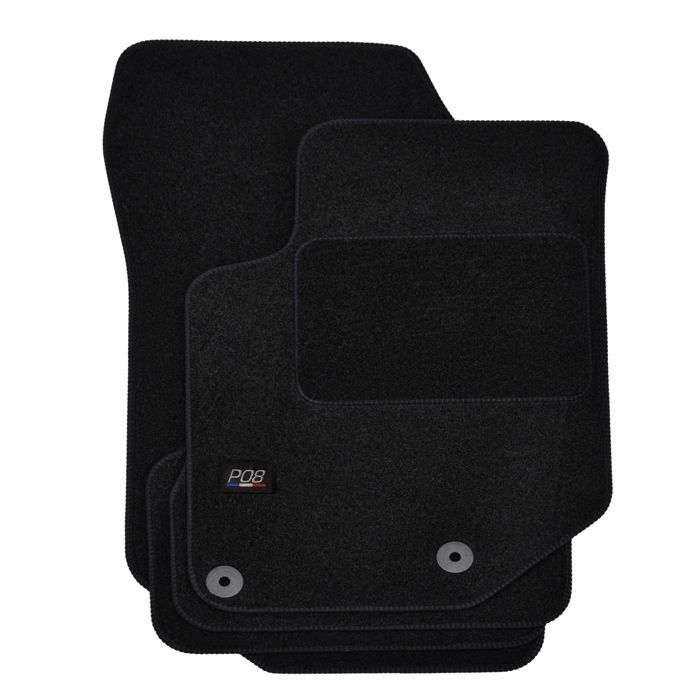 Tapis De Sol Voiture Noir Velours - Compatible Talis Depuis 2016 - Antidérapant - Renfort Pédale - Sur Mesure - Haute Qualité - 4