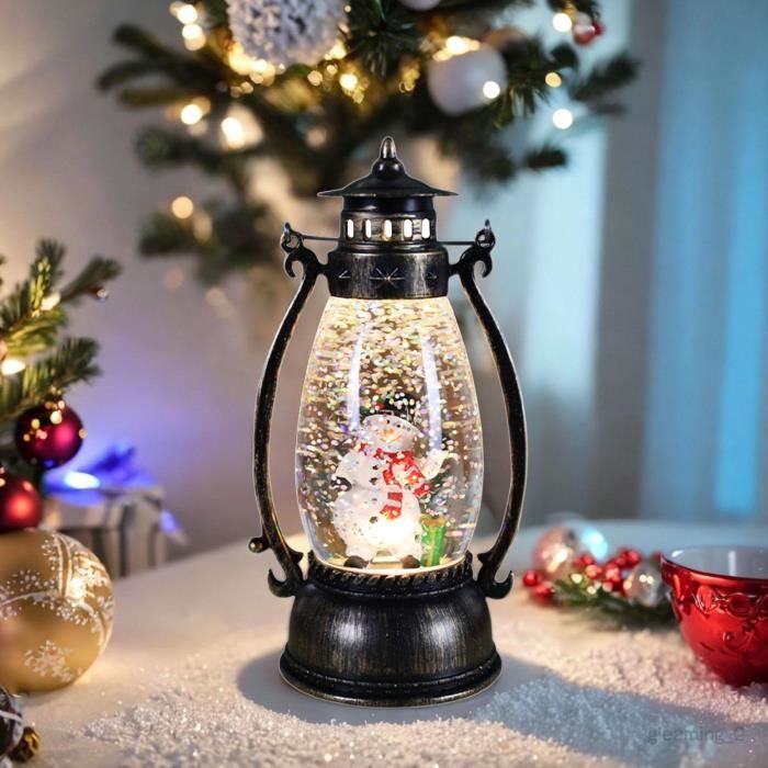 Lanterne éclairée de Noël pour Enfants, Cadeau pour Enfants, Boule à Neige,  Décoration de Noël Scintillante Bonhomme de neige - Cdiscount Maison