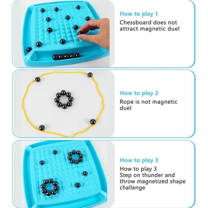 Jeu D'échecs Magnétique De Voyage – 20 Pièces – Sac De Rangement Inclus – Stratégie Famille