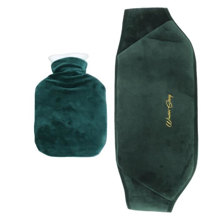Bouillotte avec ceinture de hanche, sac d'eau chaude de 1000 ml